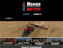 Tablet Screenshot of beardimplement.com